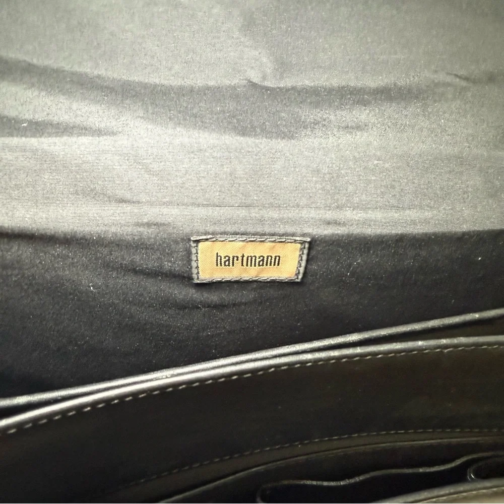 Hartmann Leather briefcase black